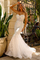 Bridal Dress Sweetheart Beaded Mermaid Gown By Amelia Couture SU081 - WHITE / 2 - Dress