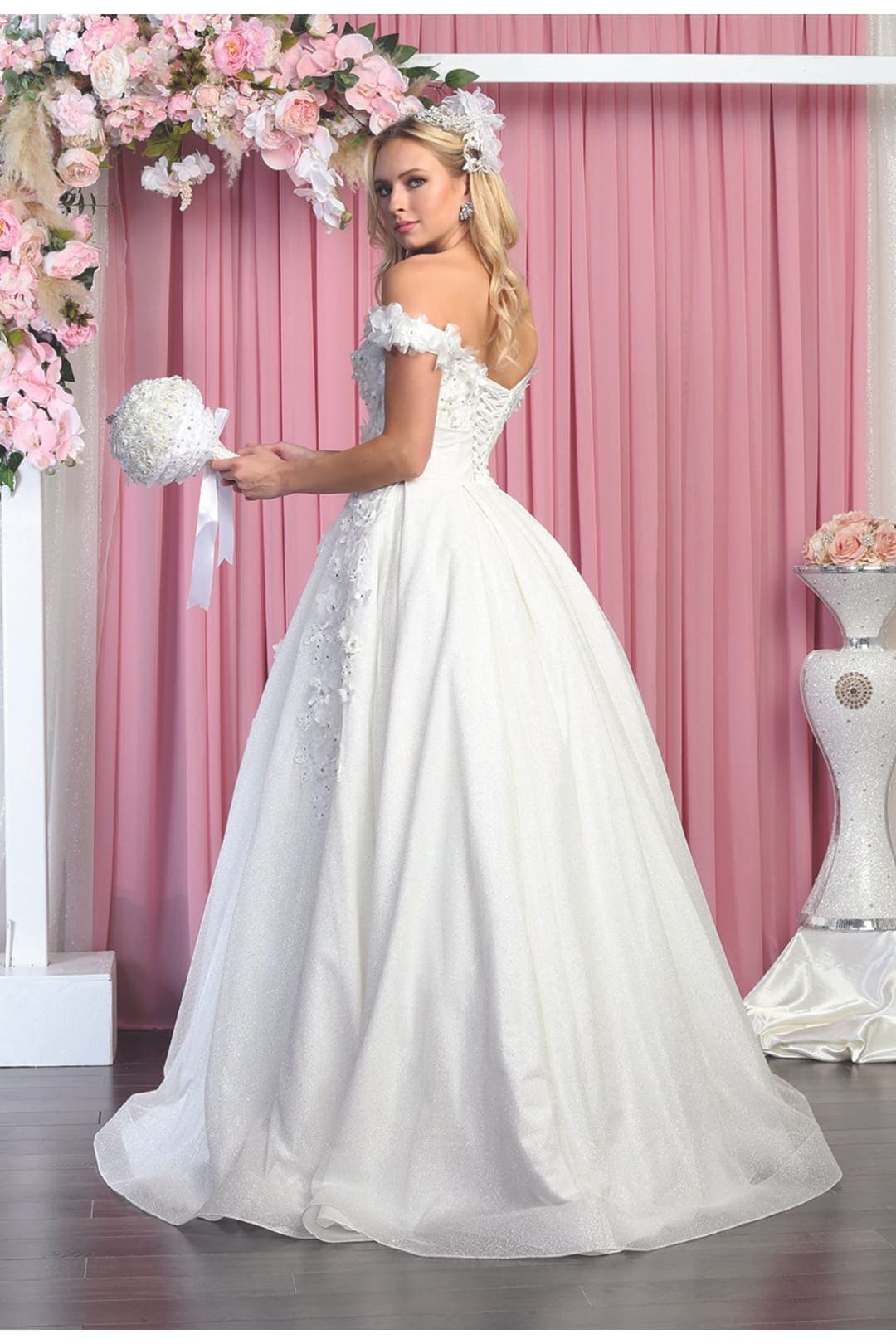 Bridal Embroidered Ball Gown