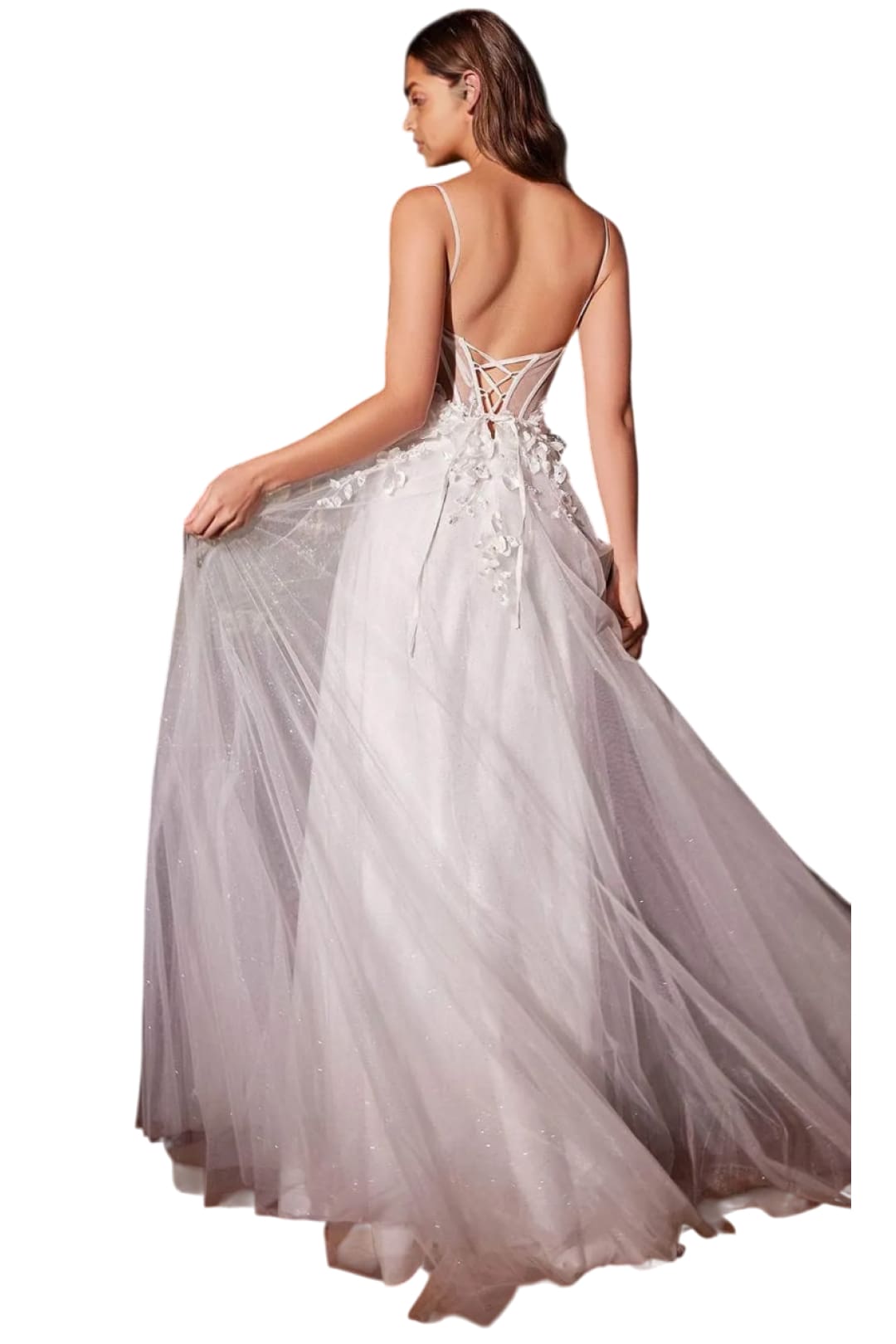 Bridal Gown 2025 Floral Sleeveless Elegant Wedding Dress - Prom