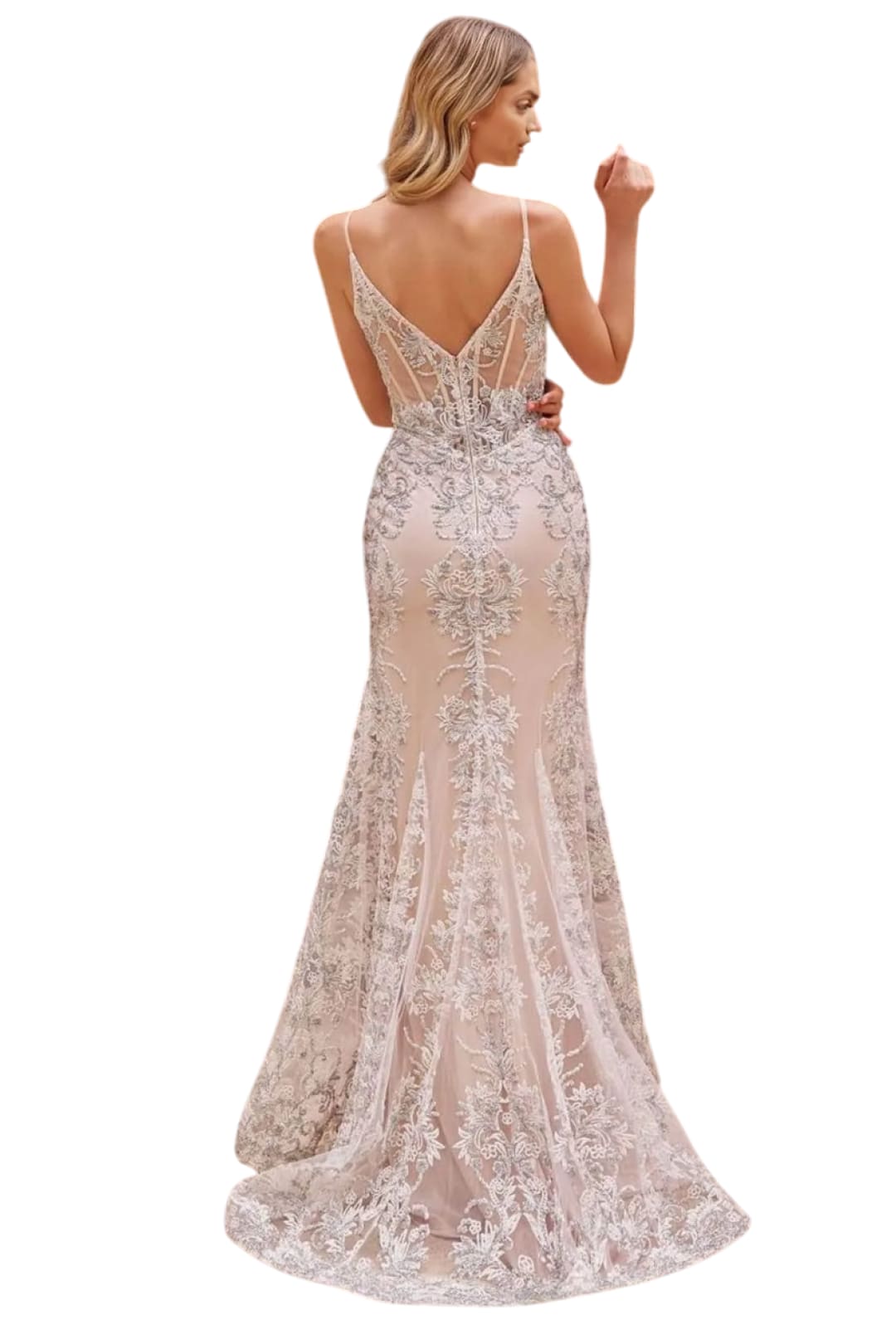 Bridal Gown 2025 Sleeveless Embroidered Elegant Wedding Dress - Prom
