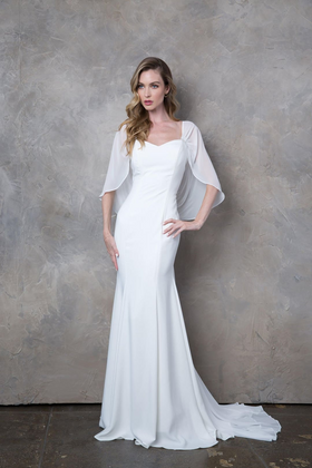 Eva USA 3429 Bridal Long Chiffon Wedding Dress