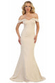 Stretchy Special Occasion Gown - Champagne / 8