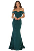 Stretchy Special Occasion Gown - Hunter Green / 18