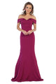Stretchy Special Occasion Gown - Magenta / 2