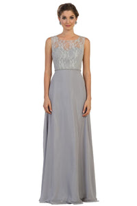 Bridesmaids Dress Under $100 - Silver / 4