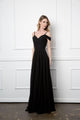 Bridesmaids Pleated Chiffon Long Dress