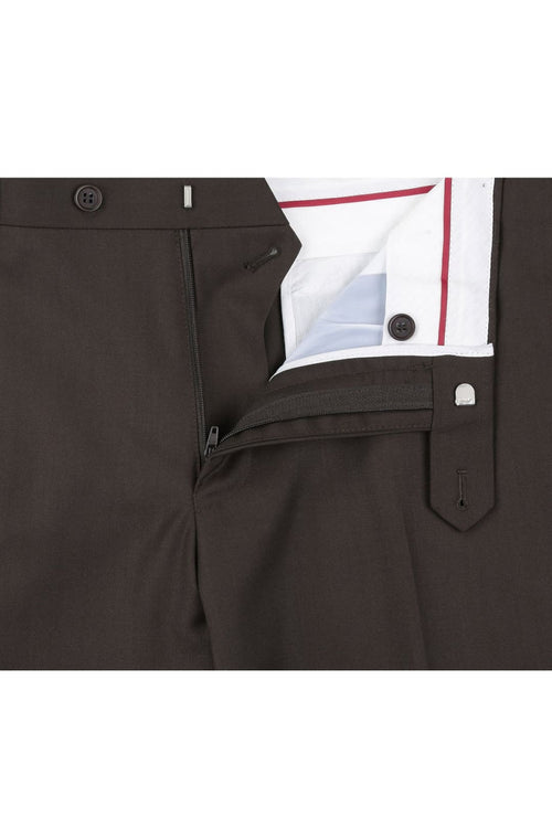 Brown Slim Fit Groomsmen Suit for Men & Boys - Perfect for Weddings + Free Tie - Suits