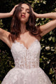 Ladivine C148W Strapless Lace & Tulle Wedding Dress