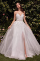 Ladivine C148W Strapless Lace & Tulle Wedding Dress