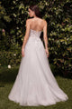 Ladivine C148W Strapless Lace & Tulle Wedding Dress