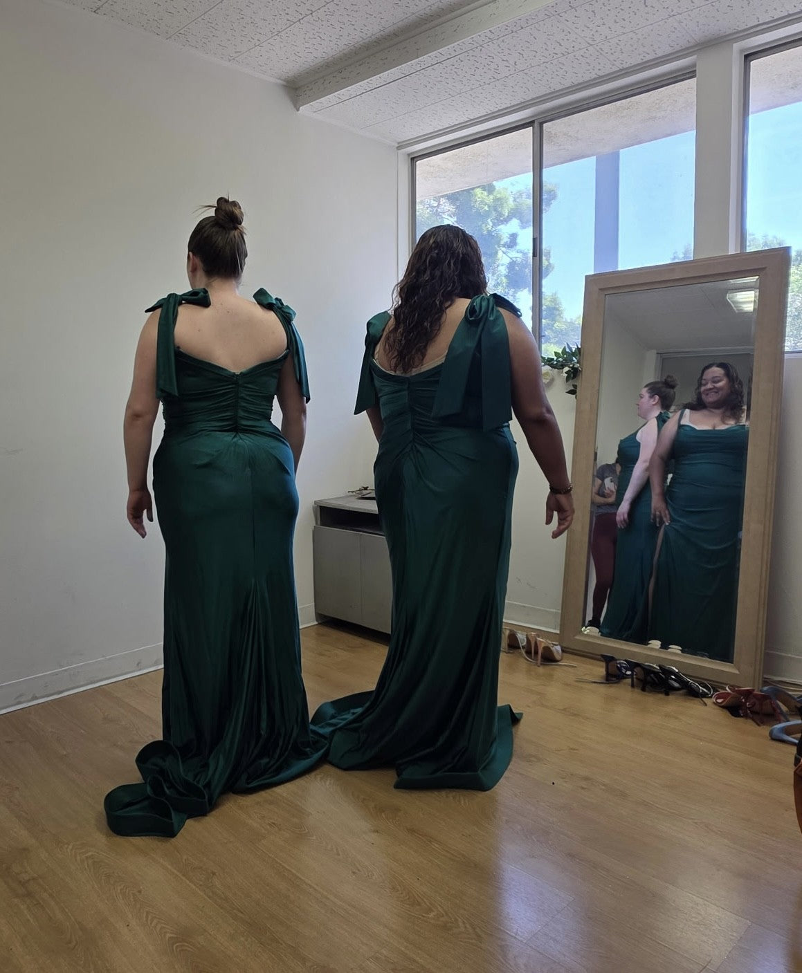 Plus Size Dress Long Simple Stretchy Evening Gown