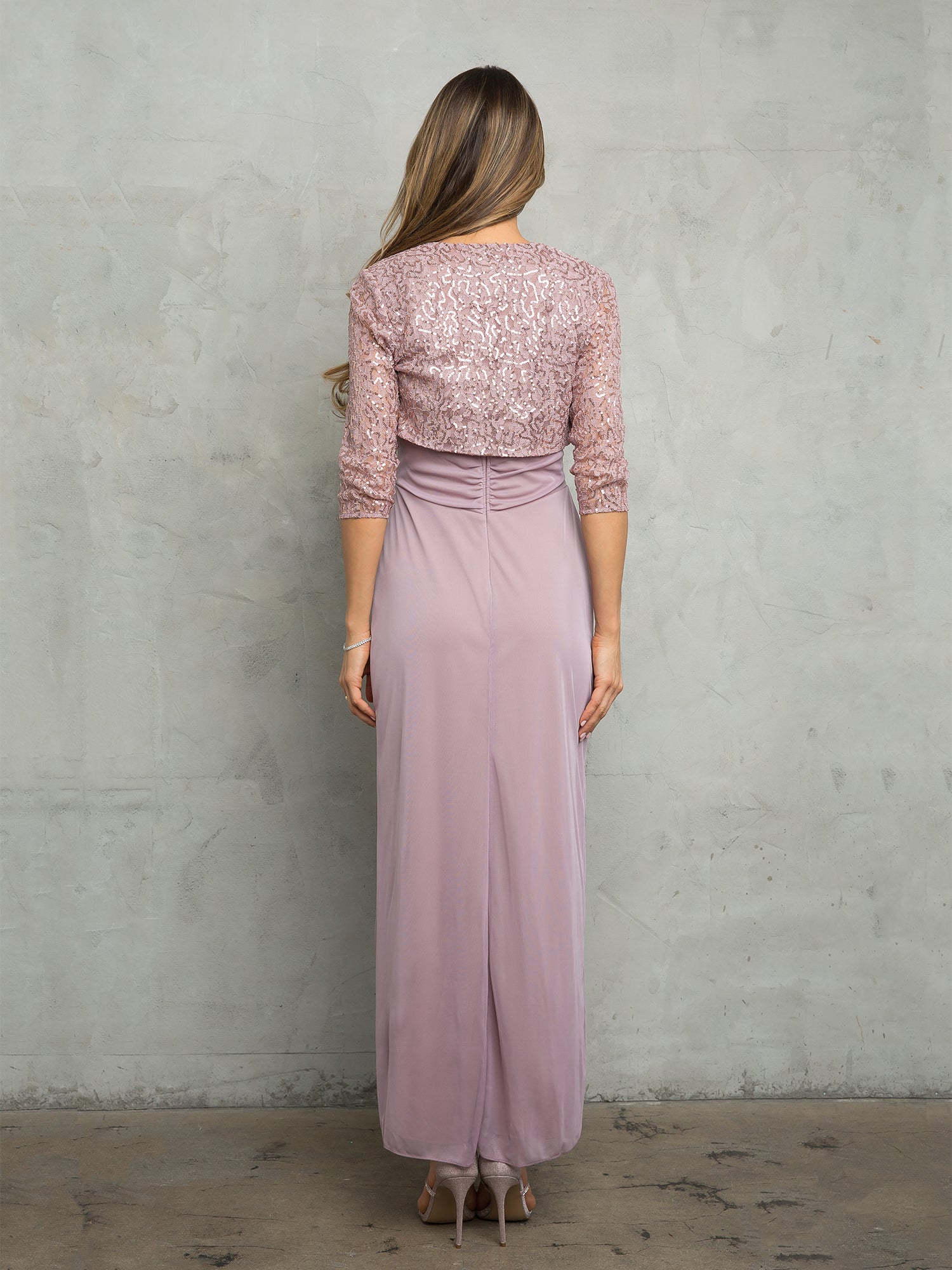 Long 2-Piece Bolero Dress for Mother of the Bride by Eva USA