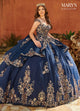 Alta Couture MQ3093 Cap Sleeves Quinceanera Dress