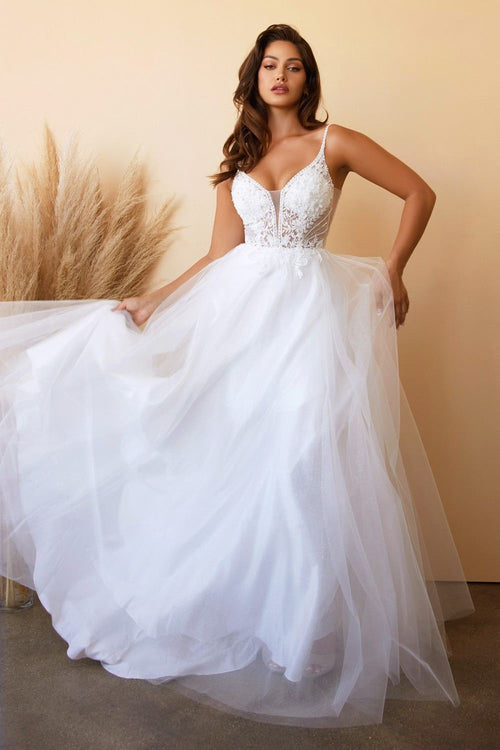 Cinderella Divine Off White Layered Tulle Bridal Gown