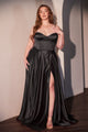 Ladivine CD337C Plus Size Bridesmaid Dress Long Prom Evening Gown