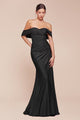 Vestido de dama de honor Ladivine de talla grande, largo y elástico, CD790C - Nueva colección