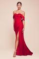 Vestido de dama de honor Ladivine de talla grande, largo y elástico, CD790C - Nueva colección
