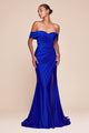 Vestido de dama de honor Ladivine de talla grande, largo y elástico, CD790C - Nueva colección