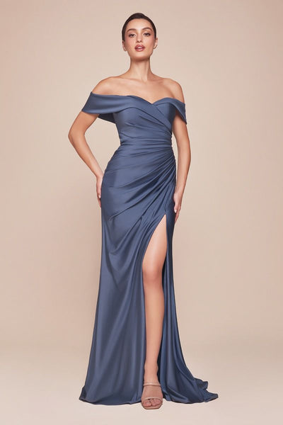 Ladivine Plus Size Bridesmaid Dress Stretchy Long Evening Gown CD790C-New Collection