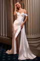 Ladivine CD803W Off The Shoulder Wedding Gown