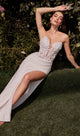 White Christmas & Holiday Dress By Ladivine CDS465W