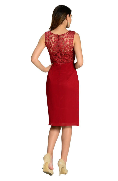 Poly USA Champagne Short Cocktail Dresses