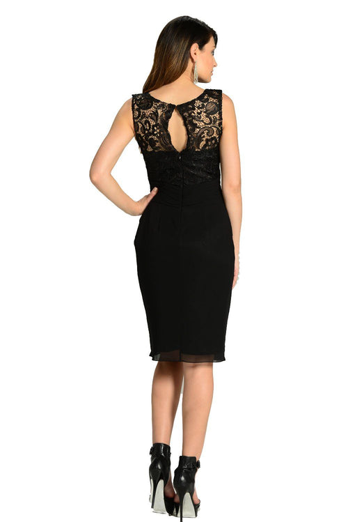 Poly USA Champagne Short Cocktail Dresses