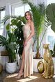 Champagne Wedding Dress Long Bridal Gown and Plus Size By 3448
