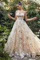 Champagne Wedding Dress Long Bridal Gown and Plus Size By A1134