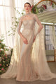 Champagne Wedding Dress Long Bridal Gown and Plus Size By A1411 - Champagne / 6