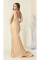 Champagne Wedding Dress Long Bridal Gown and Plus Size By MQ1873