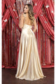 Champagne Wedding Dress Long Bridal Gown and Plus Size By MQ1901