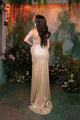 Champagne Wedding Dress Long Bridal Gown and Plus Size By MQ2115