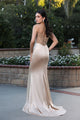 Champagne Wedding Dress Long Bridal Gown and Plus Size By MQ2133