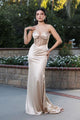 Champagne Wedding Dress Long Bridal Gown and Plus Size By MQ2133
