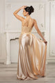 Champagne Wedding Dress Long Bridal Gown and Plus Size By RQ8103