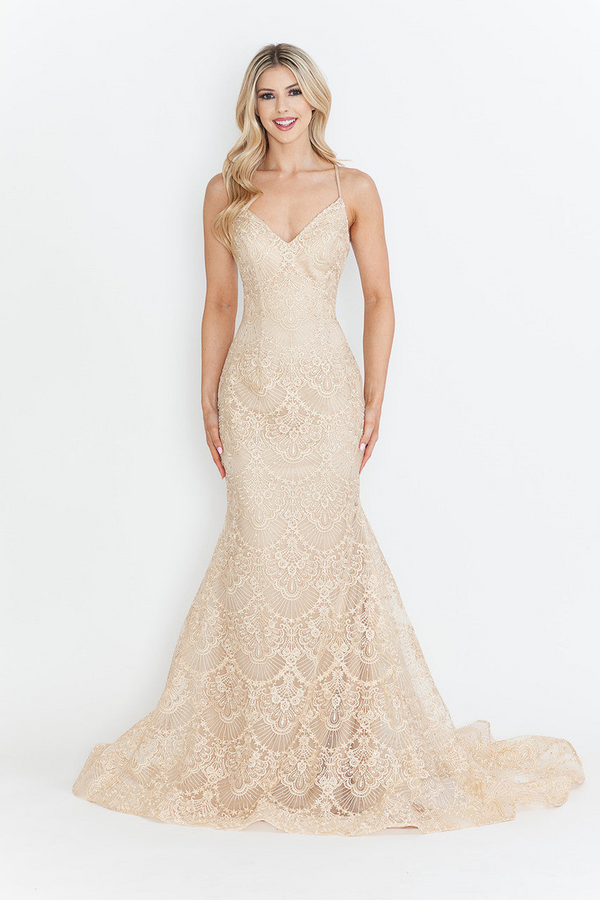 Lenovia CHAMPAGNE GOLD Dress