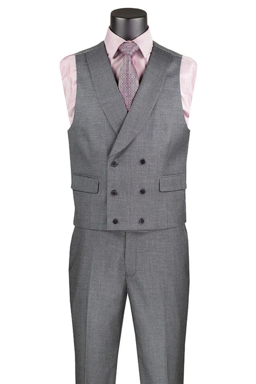 Charcoal Grey Groomsmen Suit for Men & Boys - Perfect for Weddings + Free Tie - Suits