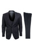 Charcoal Stacy Adams Men’s Suit - Charcoal / 34R / SM255H1-02 - Mens-suits