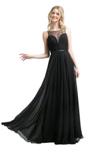 Chiffon Empire Waist Illusion Gown 2025 Elegant Formal Dress