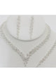 Christina Collection S-20666 Jewelry Set Necklace Bracelet Earrings - Accessories