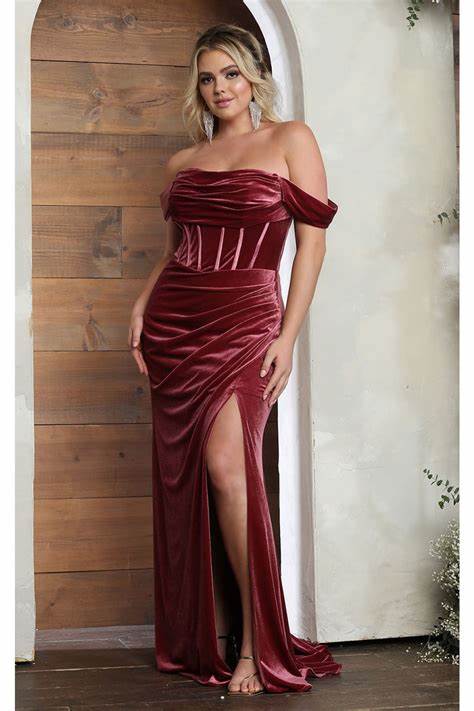 Christmas Dress Burgundy