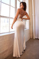 Cinderella Divine 7483 Sexy Sleeveless Bustier Prom Evening Gown - Dress