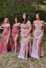Cinderella Divine 7483 Sexy Sleeveless Bustier Prom Evening Gown - MAUVE ROSE / 2 - Dress