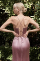 Cinderella Divine 7483 Simple Cowl Bridesmaids Dress - Dress