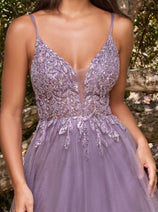 Cinderella Divine CD0154 A-line Pageant Embellished Gown
