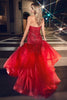 Cinderella Divine CD0214 Sexy Strapless Beaded Bustier Long Prom Dress - Dress