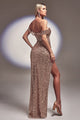 Cinderella Divine CD260 Red Carpet Sequin Gown - Dress