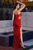 LA Merchandise LAR288 Sequin Cut Out Gown - Dress