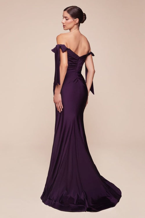 Cinderella Divine CD943C Plus Size Stretchy Bridesmaids Evening Gown - Dress